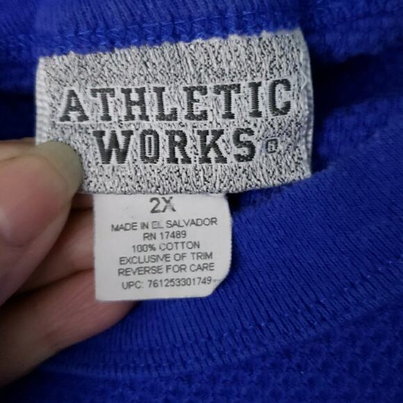 FREE with bundle! Men's Athletic Works athletic tank blue size 2XL - Picture 4 of 5